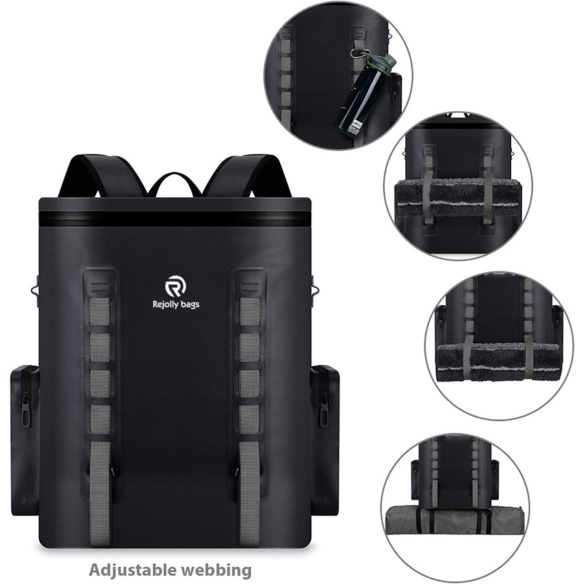 Leak-Proof Soft Sided Cooler Backpack Waterproof Insulated Large Capacity Bag Picnics Camping Hiking or Beach