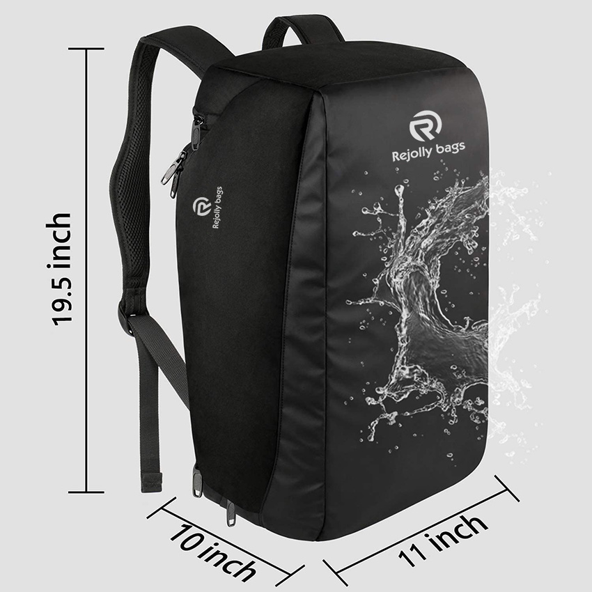 Large Gym Backpack Sports Bag with Shoes Compartment, 3 Way Waterproof Workout Duffel Travel Duffle Bag, 45L Travel Backpack Weekender Carry on Fits 15 Inch Lap