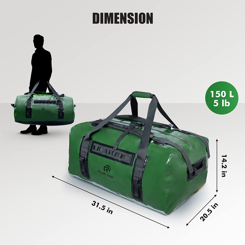 Large Waterproof Duffel Backpack for Boating Kayaking Motorcycling Hunting Camping Bag
