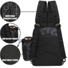1000d Nylon Storage Outdoor Shoulder Backpack, Cross Body Sling Bag, Mountaineering Fishing Gear Bag