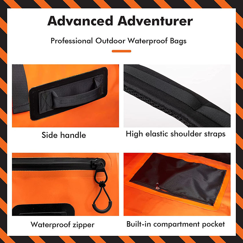 150L Super Large Waterproof Adventure Backpack for Boating, Kayaking, Motorcycling, Hunting, Camping, Rafting, Fishing Bag