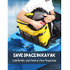 Kayak Cooler Bag Waterproof Seat Back Cooler Lawn Chair Style Accessories Portable Ice Chest Travel Lunch Beaches Trips