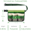 Oxford Adjustable Waist Straps and Garden Waist Bag Hanging Pouch Tool Bag