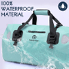 Motorcycle Roll-Top Waterproof Duffel Bag with Quick-Fixed Straps for Motorcycling, Bicycling, Boating, Kayaking Dry Bag