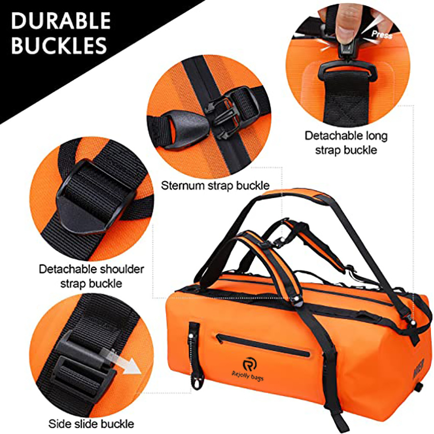 Waterproof Dry Airtight Duffle Backpack for Camping Kayaking Fishing Boating Surfing Outdoor Floating Hunting Bag