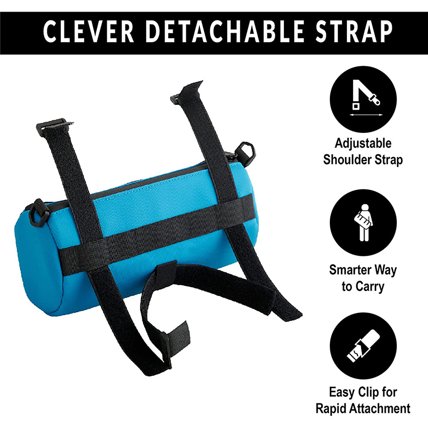 Bicycle Frame Bag for Road, Trek and Mountain Bikes - Front Travel Pouch for Cycling Accessories for Men and Women Holder for Tools, Cell Phone Bicycle Bag