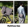 2 in 1 Bike Handlebar Bag Multifunction Quick-Release Bicycle Crossbar Front Bag Removable Work as Handbag Waterproof Bike Bag
