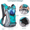 Hydration Backpack with 2L Water Bladder, Lightweight Rucksack for Climbing Hiking Cycling Hydration Bag