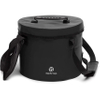 Collapsible Bucket with Lid Folding Water Bucket Bag for Camping Travel and Gardening Portable Water Container Pail with a Handy Tool Mesh Pocket