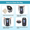 20L Dry Sack Waterproof Bag with Bottle Holder and Cell Phone Window Lightweight Dry Storage Bag