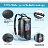 20L Dry Sack Waterproof Bag with Bottle Holder and Cell Phone Window Lightweight Dry Storage Bag