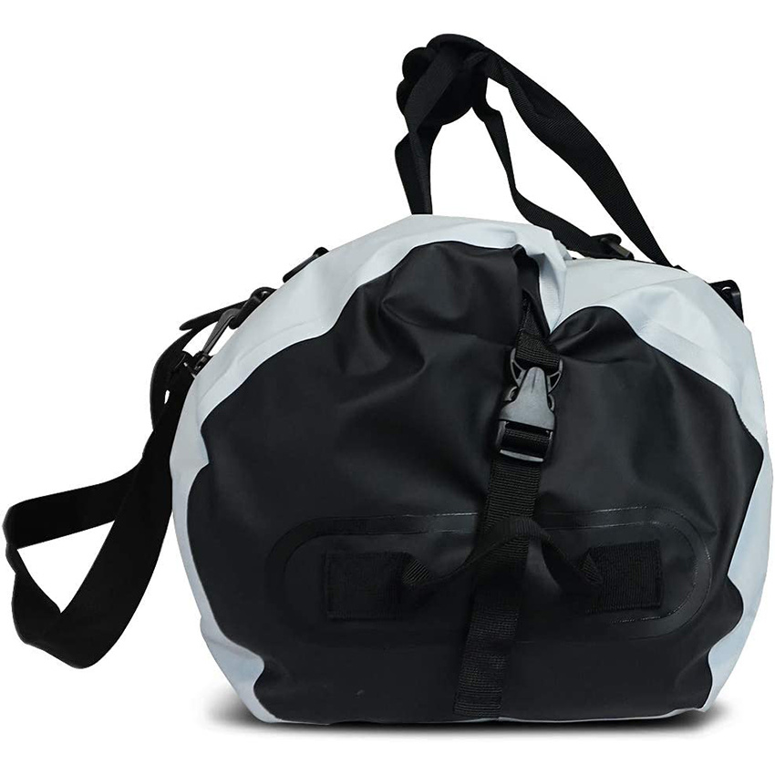 55L Dry Duffel with Covered Zippered Pocket for Camping Boating Surfing Bag