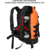 Floating Waterproof Drying Backpack with Front Zippered Pocket for Kayaking, Outdoor Travel, Mountaineering