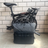 Portable Backpack Bike Bag for Brompton Folding Bicycle, 13.5L Cycling Shoulder Bag with Raincover Strip Bike Bag