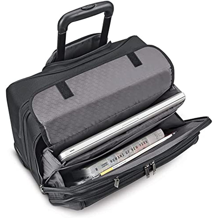 16-Inch Laptop Rolling Case with Quick Access Pocket for Business Roller Bag