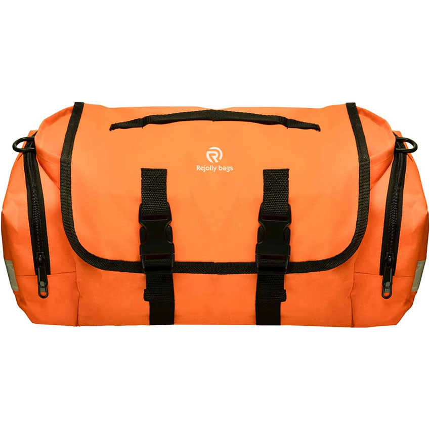 Empty First Responder Bag Lightweight and Durable Emergency and Medical Supplies Kit