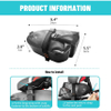 Waterproof Bike Saddle Bag Under Seat, Bicycle Storage Pack, Cycling Wedge Pack, Storage Pouch for Mountain and Road Bike Bag