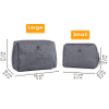Large Makeup Bag Zipper Pouch Travel Cosmetic Organizer for Women and Girls Cosmetic Bag RJ21667