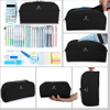 Pencil Case Large Capacity Makeup Pen Bag Stationery Organizer Pencil Pouch with Dual Zippers Pen Bag RJ21653
