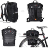 Multifunction 24L Bike Pannier Backpack Waterproof Bicycle Rear Seat Bag RJ228348