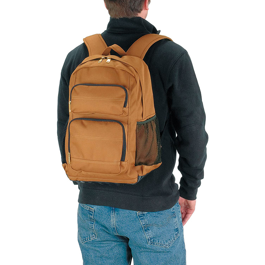 Multi - Functional Work Bag with Padded Laptop Sleeve and Tablet Storage for a Brown Standard Work Backpack