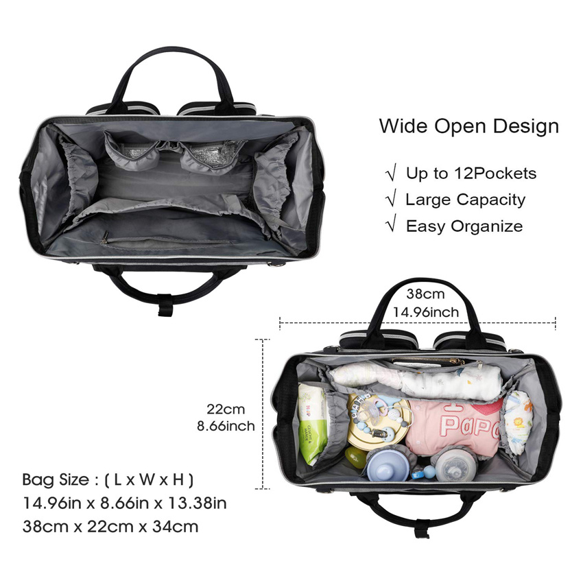 Baby Diaper Bag Travel Diaper Bag Designer Backpack Bags Multifunctional Bags Wholesale