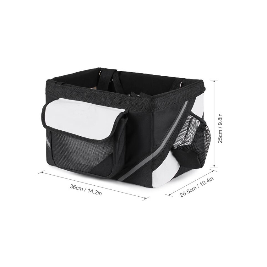 Bike Handlebar Basket Pet Bag Bicycle Front Box Bike Bag Bicycle Front Basket