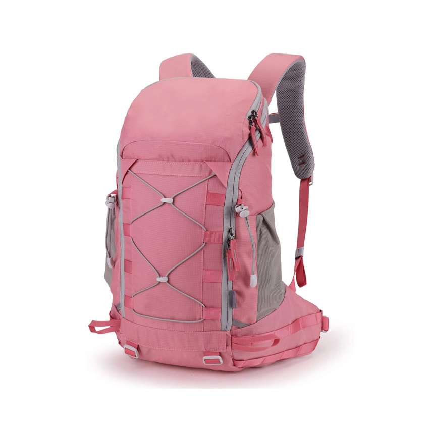 Woman Bicycle Accessories Bags Fashion and Durable Outdoor Travel Bag Pink Hiking Backpack