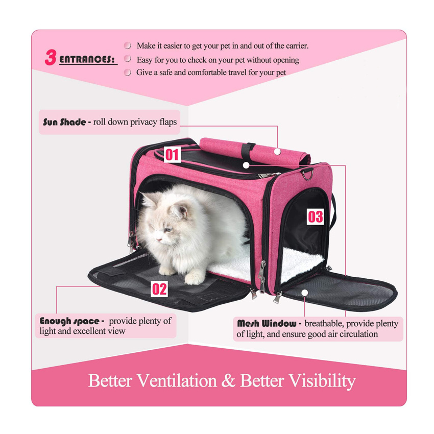 Portable Puppy Bag Pet Travel Carrier Bag Pet Products Pet Cage