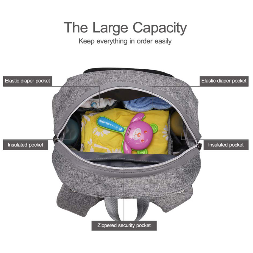 Baby Sleeping Diaper Bags Waterproof Mulitfunctional Baby Bag Backpack Mommy Travel Bag