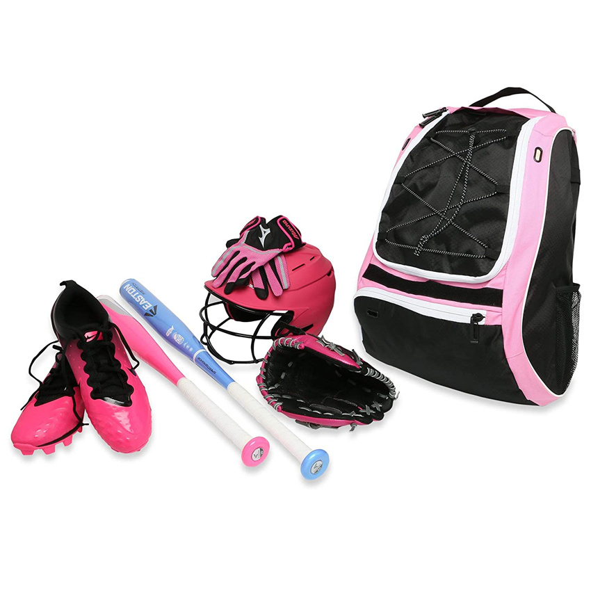 Women Bags Sports Bag Backpack Lightweight Gym Baseball Bats Backpacks Holds Two Bats