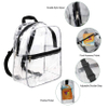 Heavy Duty Cold-Resistant Transparent PVC Backpack Outdoor Products Daypack Clear Backpacks for School