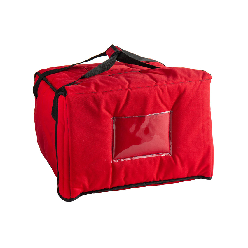 Large Food Delivery Bag Insulated Pizza Bag Hot Cold Pack Cooler Box