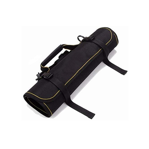 Canvas Big Tool Bag Rolling Organizer Bag Roll Tool Bag with 25 Pockets Combination