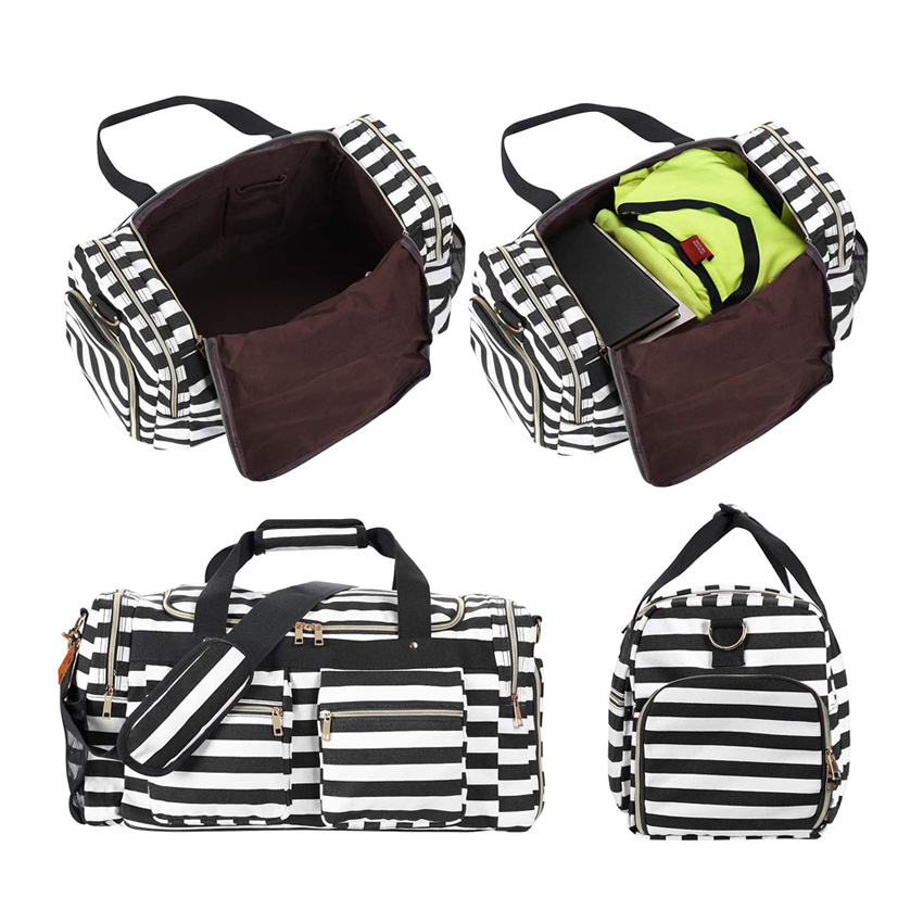 Hot Selling Carry on Travel Tote Bag with Shoe Compartment Tote Travel Luggage Bags Large Capacity Handbags