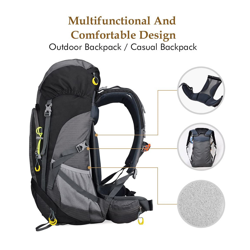 Durable Internal Frame Sports Backpack Hiking Daypack Outdoor Waterproof Travel Backpacks