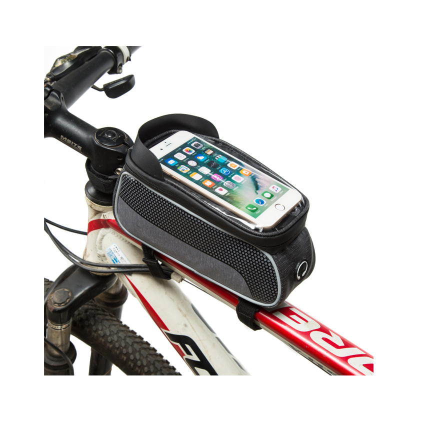 Frame Bike Bag with Waterproof Materials and Has Touch Screen Phone Case