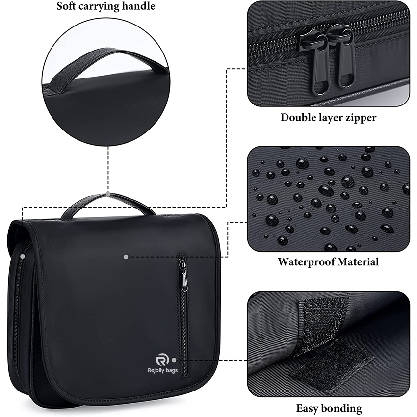 Travel Women Makeup Travel Makeup Bag Waterproof and Breathable Makeup Pouch With Handle Cosmetic Bags Cosmetic Bag RJ21691