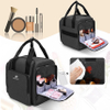 Travel Makeup Bag with 4 Inner Removable Pouches, Multifunctional Cosmetic Bag RJ21690