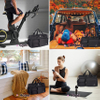 Sports Gym Bag Duffle Bag with Shoes Compartment, Weekend Travel Bag Overnight Bag for Women, Foldable Water Resistant Holdall Sports Bag RJ196190