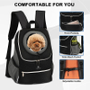 Front Dog Carrier Backpack,Adjustable Pet Cat Travel Backpack with Buckles Breathable Mesh Backpack for Small Medium Dog Puppy Cat Pet Bag RJ20691