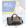 Lightweight Weekender Duffel Bag With Shoe Bag, Water Resistant Workout Sports Bag for Travel Fitness Swimming Yoga Sports Bag RJ196160