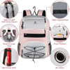 Baseball Bag with USB Charging Port, Youth Softball Bat Bag with Vented Shoes Compartment, Lightweight Baseball Bag TBall Bat & Equipment Baseball Bags RJ19671