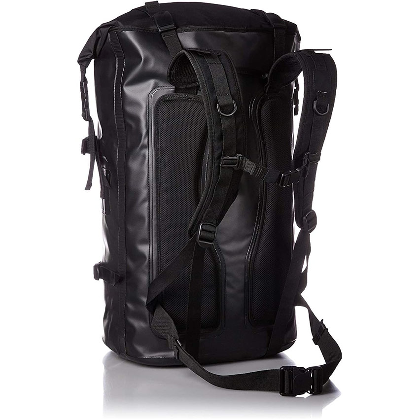 Waterproof Outdoor Black Backpack Heavy Duty Roll-Top Closure Dry Bag RJ228390