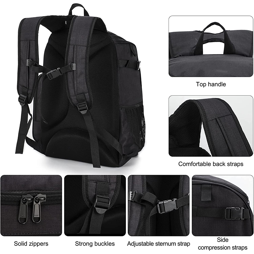 Basketball Backpack Large Sports Bag for Men Women with Laptop Compartment, Soccer, Volleyball, Swim, Gym, Travel Ball Bag RJ196113