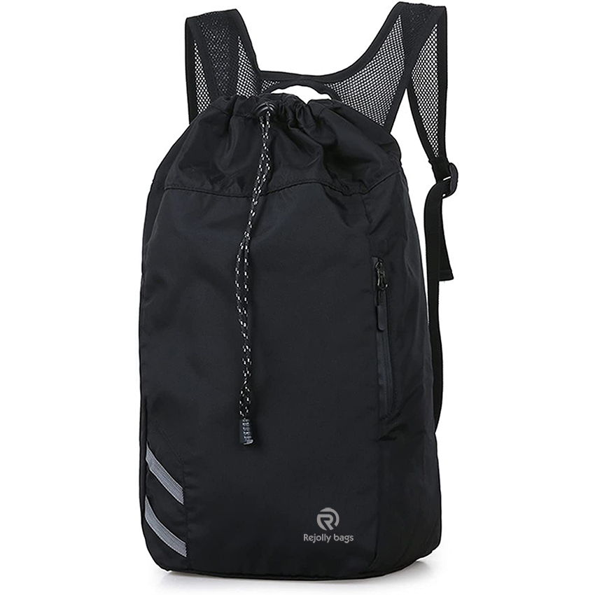 Drawstring Basketball Backpack Sports Bag Sack for Outdoor Soccer Ball Basketball Swimming Gear Ball Bag RJ196111