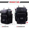 Large Expandable Bat Pack, Baseball Bat Bag Backpack, Large Capacity Holds 4 Bats,2 Drink Pockets Baseball Bags RJ19681