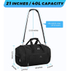 Large Gym Bag for Women and Men Lightweight Duffel Bag with Water Bottle Pocket for Sports Gym Travel Duffel Bags RJ204210