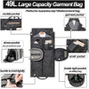 Carry on Garment Bag for Travel Business Trip,Convertible Large Travel Duffle Bag for Men,Detachable Shoulder Strap,2 in 1 Hanging Suit Duffel Bags RJ204222