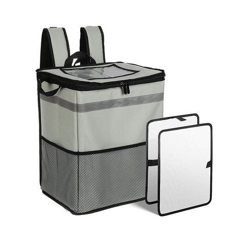 Thermal Insulated Food Delivery Backpack Reusable Cooler Bag Camping Beach Bag